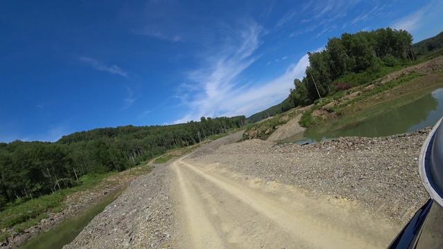 Река Суенга, следы золотодобычи, след драги смотреть онлайн