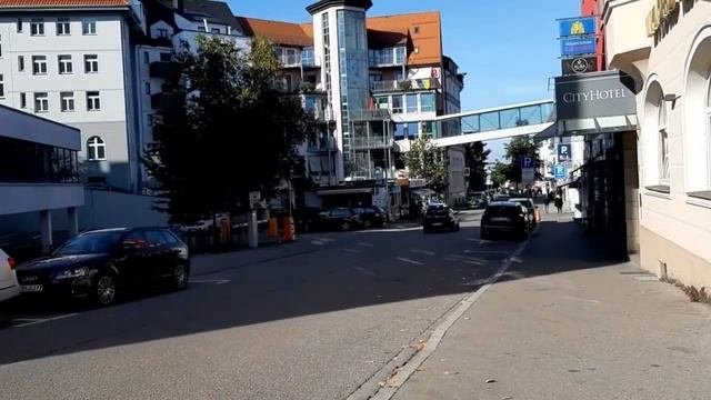 Экскурсия по нашему городу в Германии!Город Кемптен.Бавария.Осень 2021