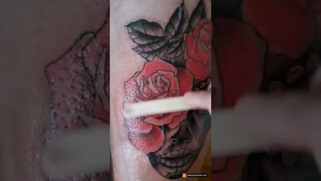 santa muerte- tattoo lapse