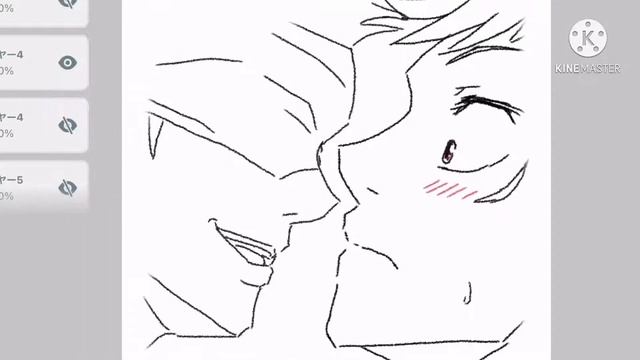 【pixiv sketch】指描き画像コマ送り「近すぎるよ」【落書き】 смотреть онлайн