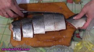 Как засолить горбушу сухим способом