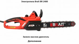 Электропила Brait BR 2400. Небольшое дополнение к ремонту.