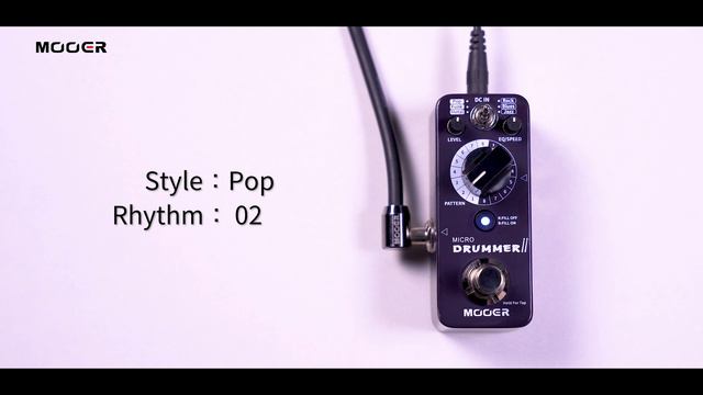 MOOER Micro Drummer II Demo смотреть онлайн