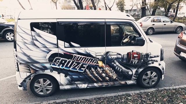 Тюнинг по-японски: Suzuki Every Wagon (DA64W) 2005 - смотреть онлайн