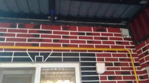 Имитация кирпича на газоблоке. Будет красота.