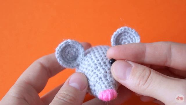 МК вязаная игрушка мышка "Норушка" крючком 1 ЧАСТЬ