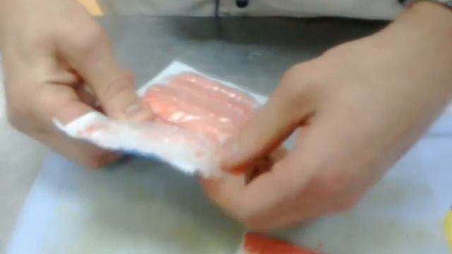 как быстро распаковать крабовые палочки. смотреть онлайн