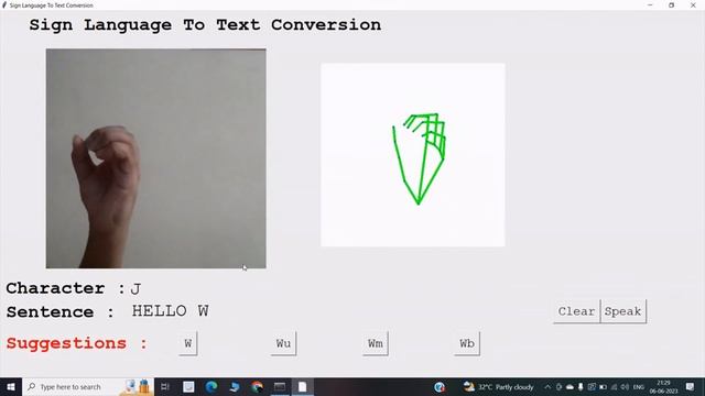 Sign language to text conversion | Sign language recognition | Deep Learning | Python project