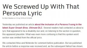 Kotaku UK Faces Ridicule After Recklessly Accusing Persona 5 Of Using Disability Slur