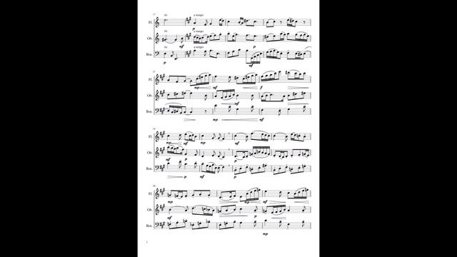 Trio for flute, oboe and bassoon by Timothy Taylorson смотреть онлайн