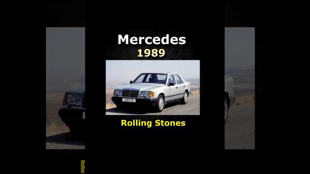 Mercedes Benz cars by years and the Rolling Stones songs #rollingstones #mercedes #  #mickjagger