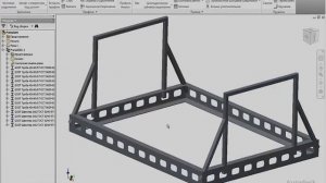 Проектирование и расчет рамных конструкций в Inventor (синхронизация аудио)