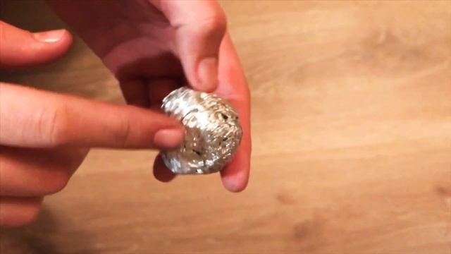 DIY пробую сделать алюминиевый шар из фольги? #тренды || Nestea?