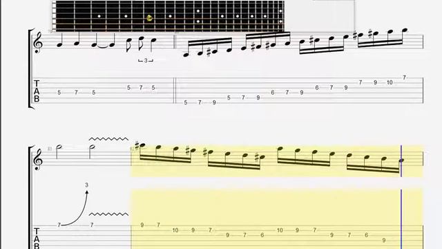 Blind Guardian A Dark Passage GUITAR 1 TABLATURE смотреть онлайн