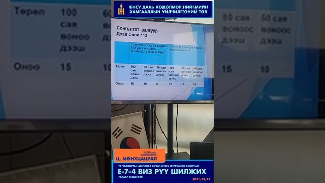 E-7-4 ВИЗ РҮҮ ШИЛЖИХ ТАЛААР МЭДЭЭЛЭЛ смотреть онлайн