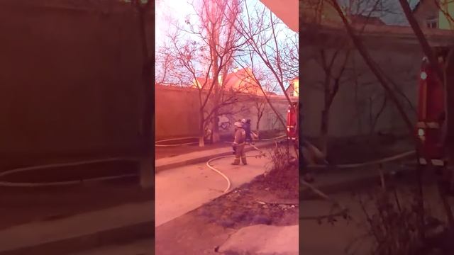 пожар в Феодосии видео 2