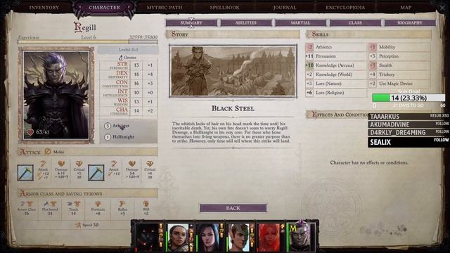 Pathfinder: Wrath of the Righteous - Gimpy the Damphir Oracle of DOOM - 36+ Hours In - Part 3 смотреть онлайн