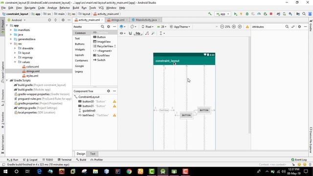 how to use constraint layout in android смотреть онлайн