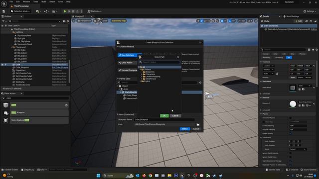 Unreal Engine 5.1 Ragdoll Death смотреть онлайн