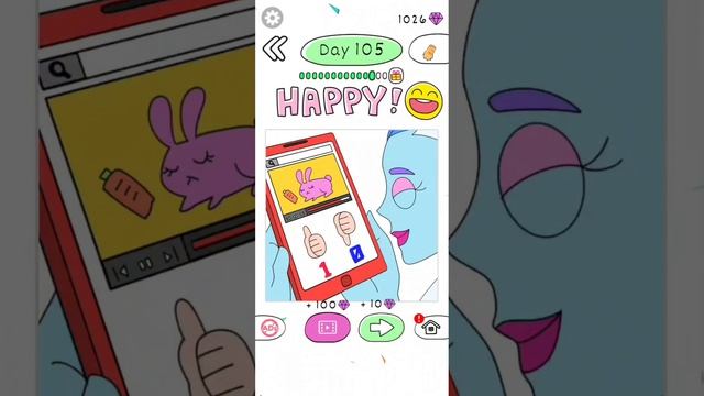 Draw Happy Monster : Fun Game Level 101 to 110 Android-iOS Walkthrough