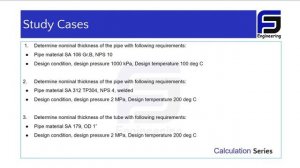 Pipe Thickness Calculation as per ASME B31.1 "Power Piping"