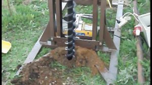 бурение шнеком электрической установкой