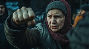 Русская барышня поставила на место мигрантов. Почему во дворе нельзя мыть авто?