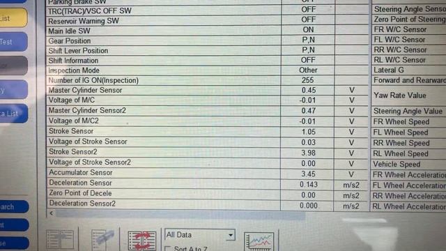 TechStream ABS reading смотреть онлайн