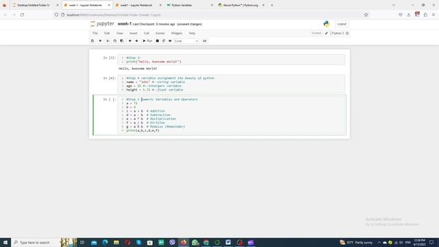 Python Bootcamp Tutorial: Week 1: Getting Started with Python (Data Science for Beginners - 2)