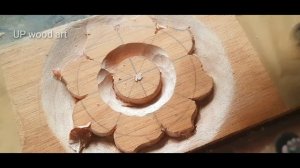 |Wood carving beautifull skill work and tutorial|UP wood art|