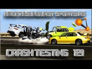 BeamNG Drive Experimental Hirochi Sunburst Sports RS Crash Testing #121 (With Music)
