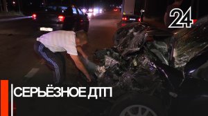 Два человека пострадали в серьезной аварии в Казани