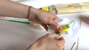 Букет из конфет  Калла из конфет