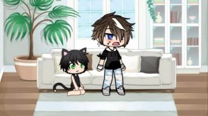 Прикол „ Он, Она и её кот”. †Gacha life†