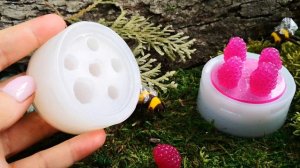 Новая силиконовая форма крупных ягод малины, как с ней работать