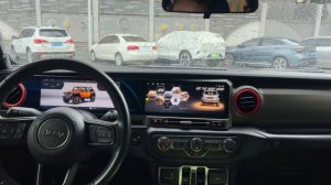 Магнитола Jeep Wrangler 2018-2021, два экрана 12 дюймов!