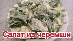 Салат из черемши. Черемша. Как приготовить салат из черемши