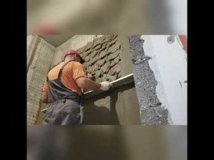 Штукатурка под плитку в санузле! (Painting walls for tiles)