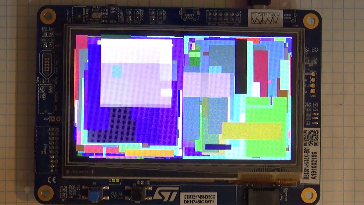 STM32H745I-DISCO Dual Core Test