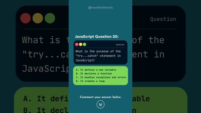 JavaScript Quiz Time: Can You Pass the Test? #javascript #quiz #coding #programming #webdevelopment