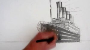 How to Draw the Titanic: Pencil Drawing