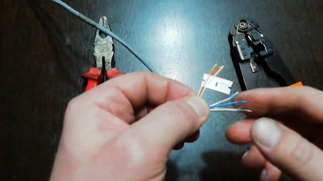 Как правильно обжать интернет кабель "витую пару" смотреть онлайн