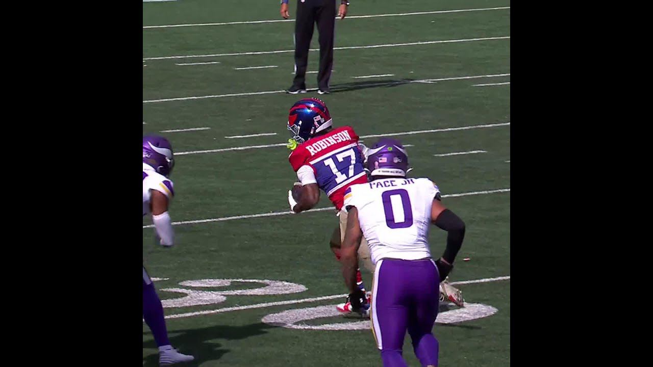 WanDale Robinson catches for a 14-yard Gain vs. Minnesota Vikings