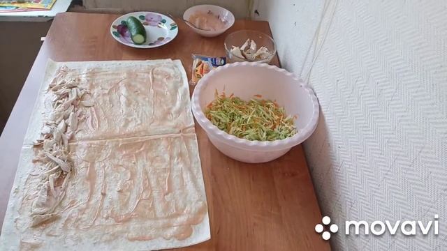 ШАУРМА. ШАУРМА В ДОМАШНИХ УСЛОВИЯХ. ШАУРМА С КУРИЦЕЙ И ОВОЩАМИ.