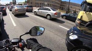 Прохват на мотоцикле по Санкт-Петербургу. Май 2020 г.