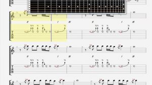 Beatles The   Dizzy Miss Lizzy GUITAR 1 TABLATURE