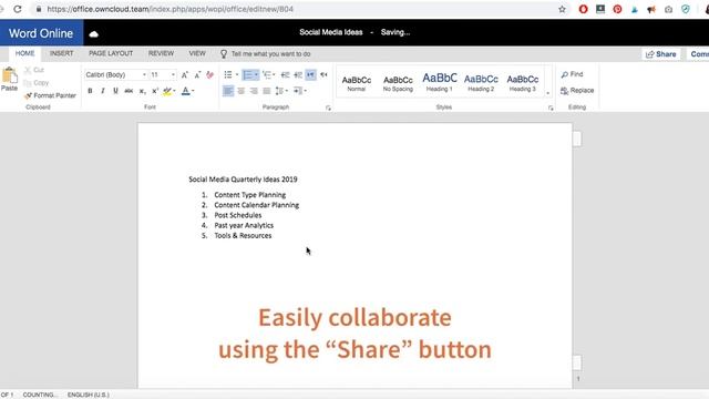 Integrate OwnCloud With Microsoft Office Online