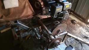 Оригинальный самодельный мотоблок из КПП 2115 ,краткий обзор процесса