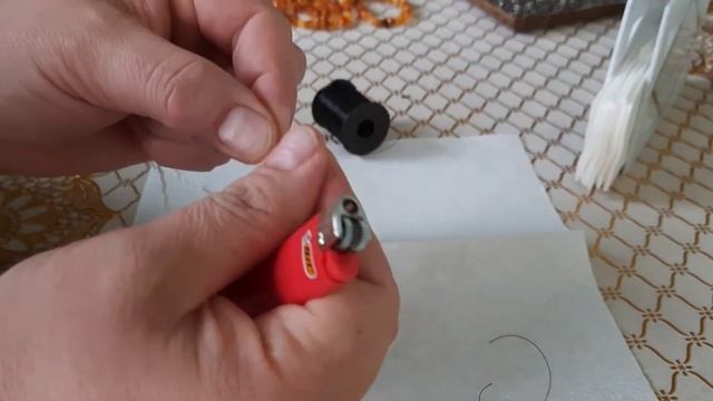 БУСИНЫ с мелкими отверстиями ...вдеваем капроновую нить... легко и просто смотреть онлайн