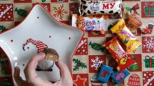 ОБЗОР НА СЛАДКИЙ НОВОГОДНИЙ ПОДАРОК ИЗ МАГАЗИНА ПОБЕДА 2021.